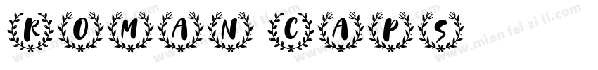 Roman Caps字体转换